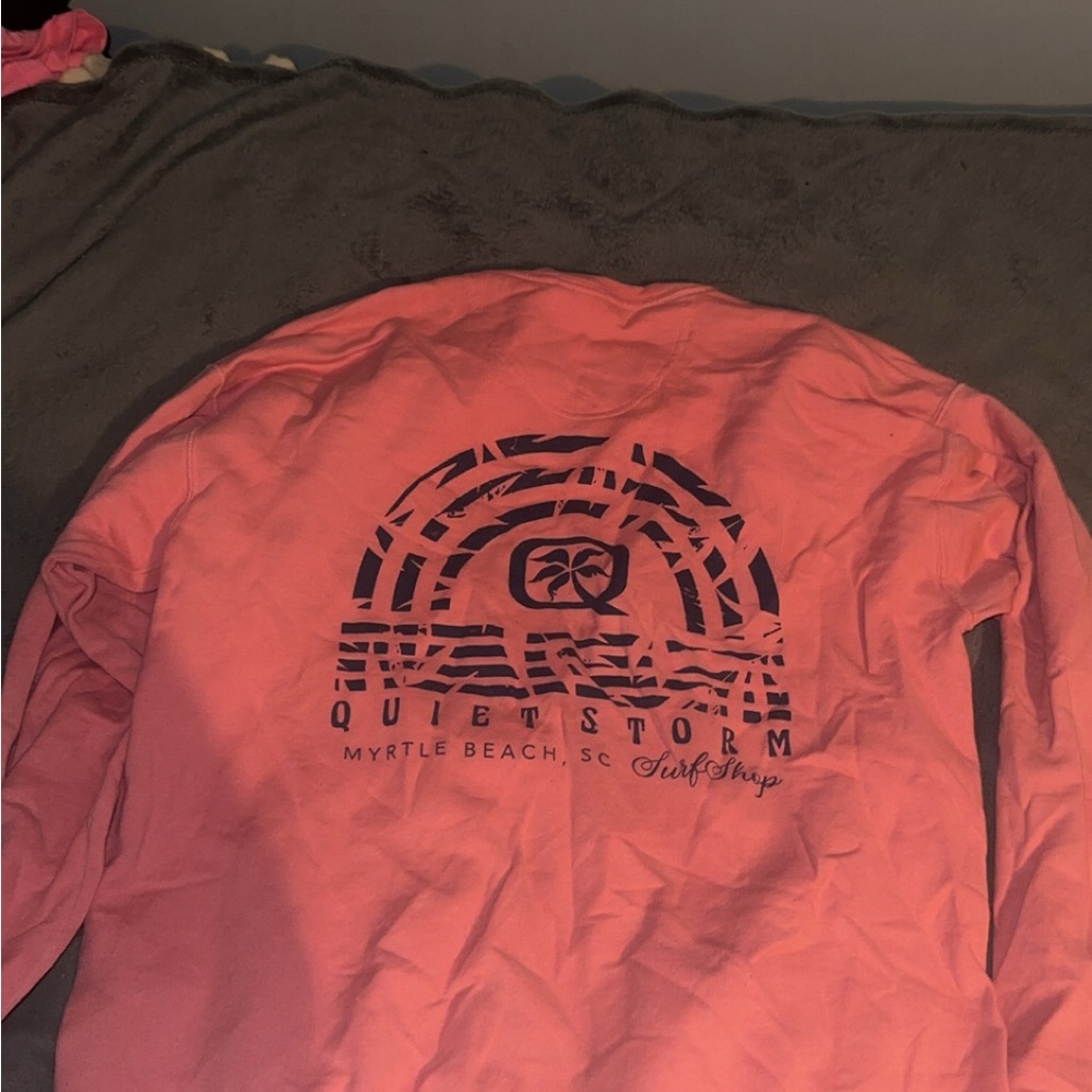 Quiet Storm Coral Long Sleeve Shirt